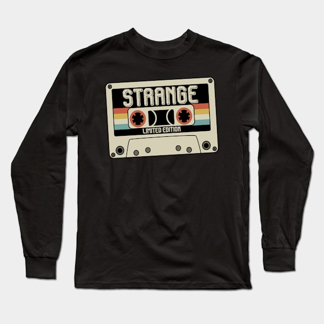 Strange - Limited Edition - Vintage Style Long Sleeve T-Shirt by Debbie Art